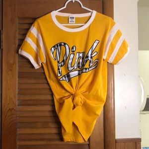 PINK ringer tee